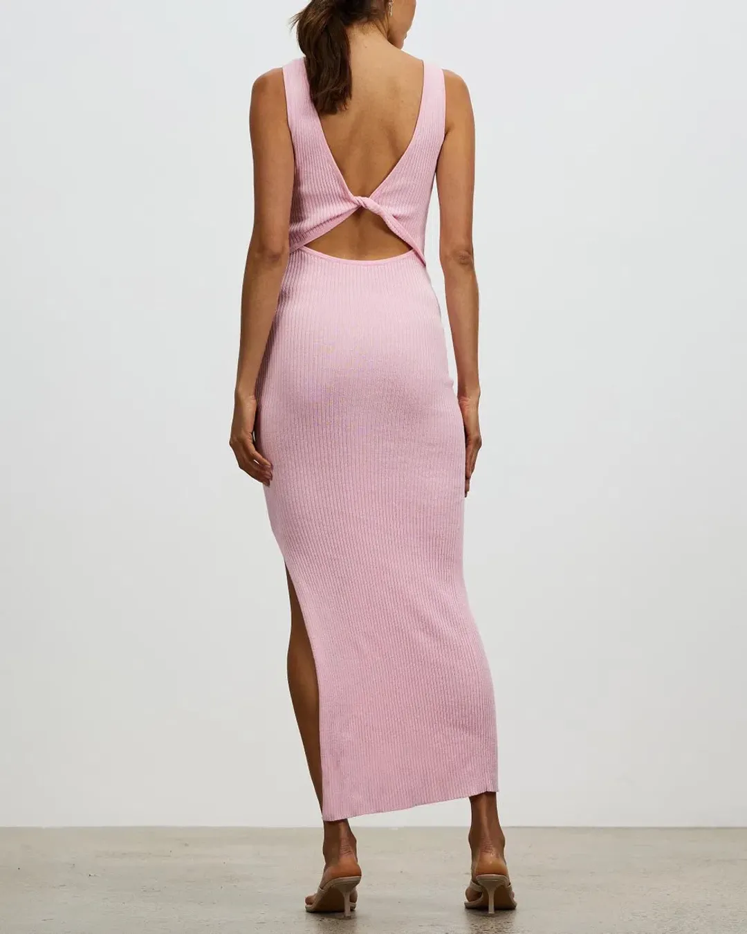 Bec and Bridge Riviera Midi Dress in Candy Pink Size 8 for rent on The Volte - main image