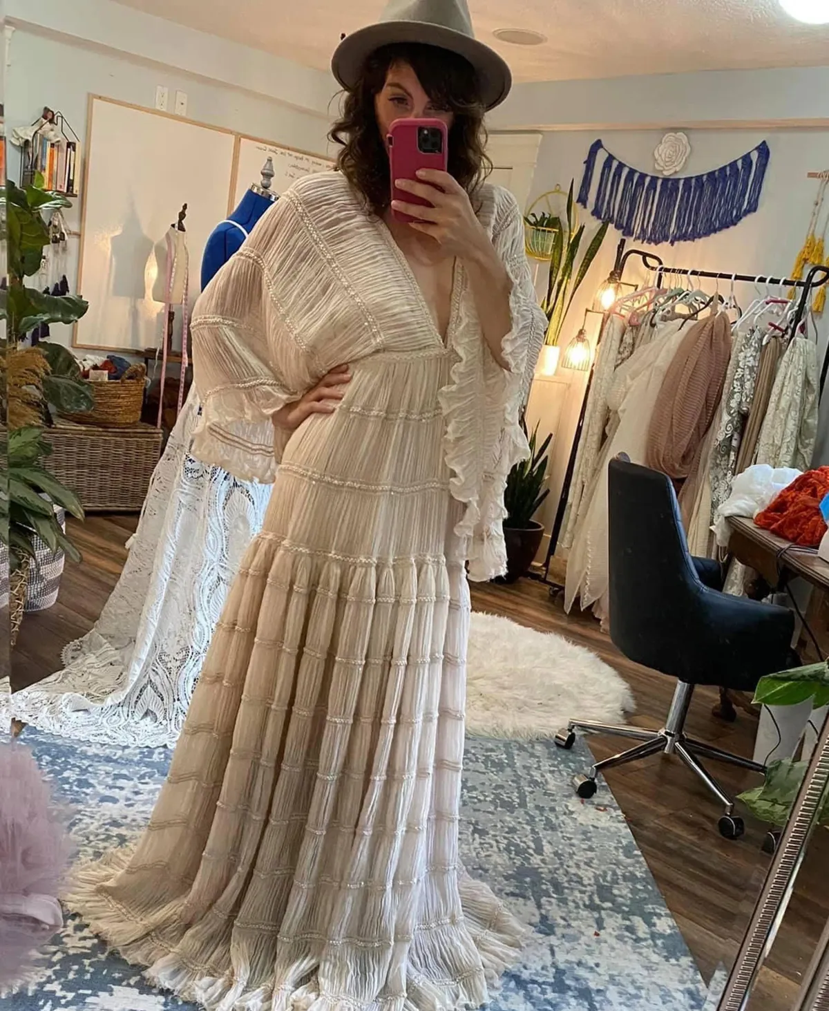 We Are Reclamation Wonderment and Awe Gown Beige One Size Fits Most (Aus 6-16) - Image 20