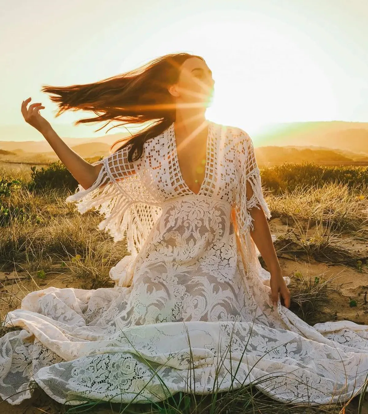 We Are Reclamation 'Bewitched By Boho' Gown White Size 20 - Image 2