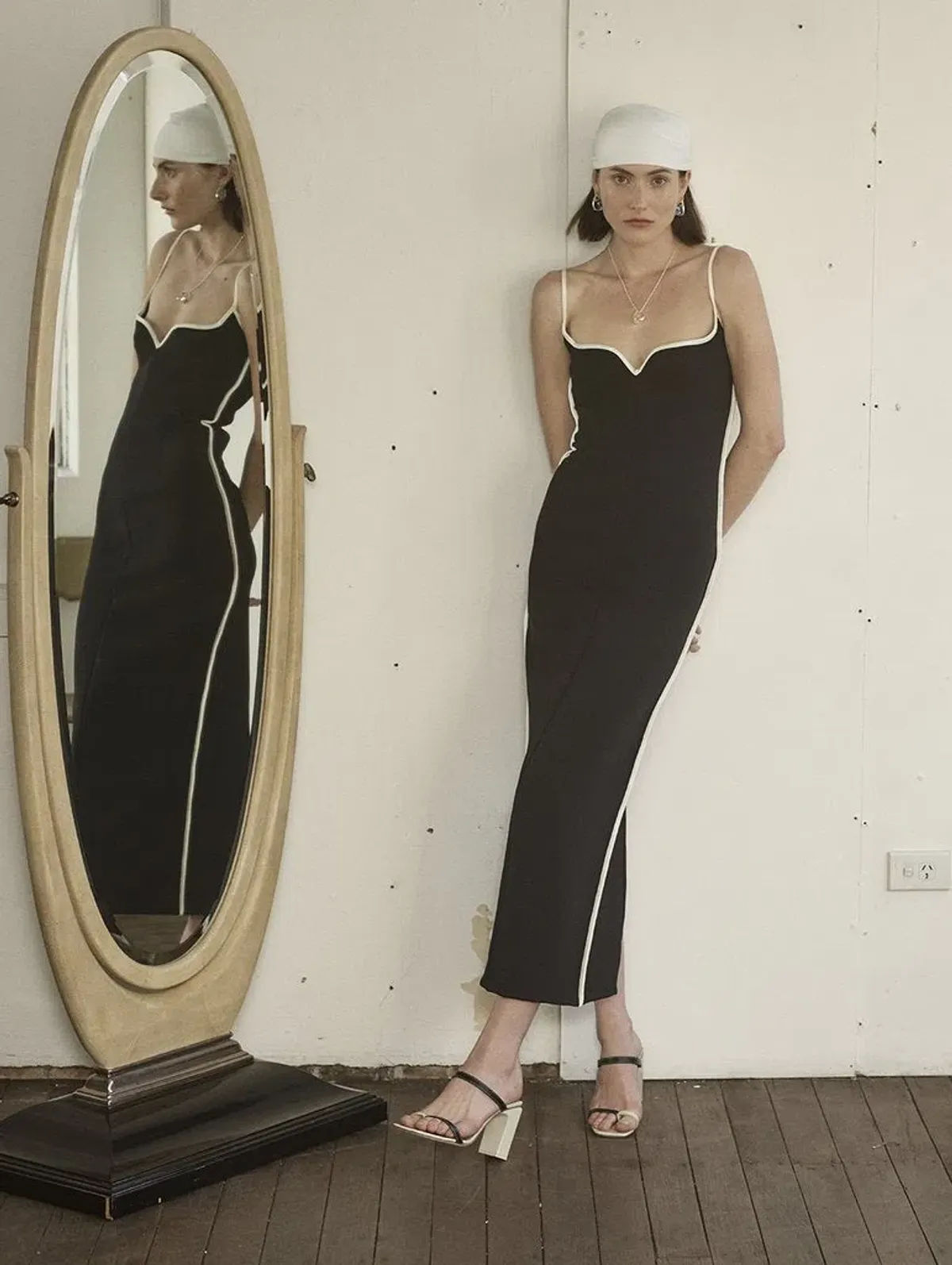 Paris Georgia Heart Maxi Dress Black Size 8 - Image 3