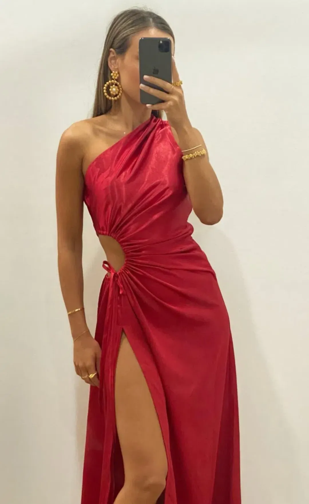 Sonya Moda Nour Maxi Dress Red Size 8 for rent on The Volte - main image