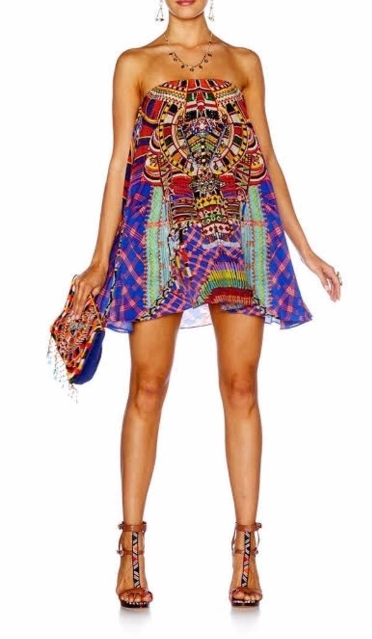 Camilla Rainbow Warrior Strapless Dress size 10 - Image 1