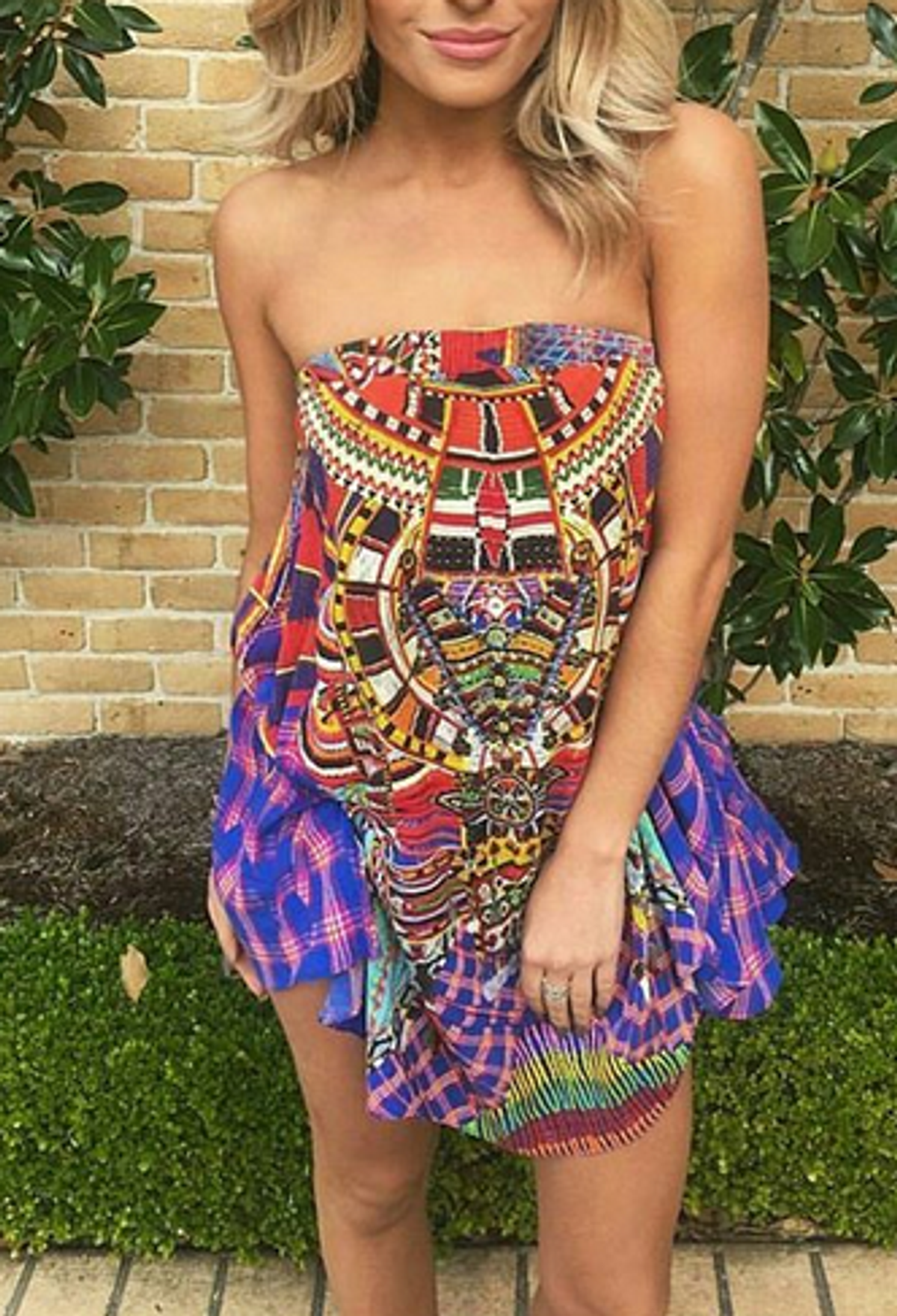 Camilla Rainbow Warrior Strapless Dress size 10 - Image 2