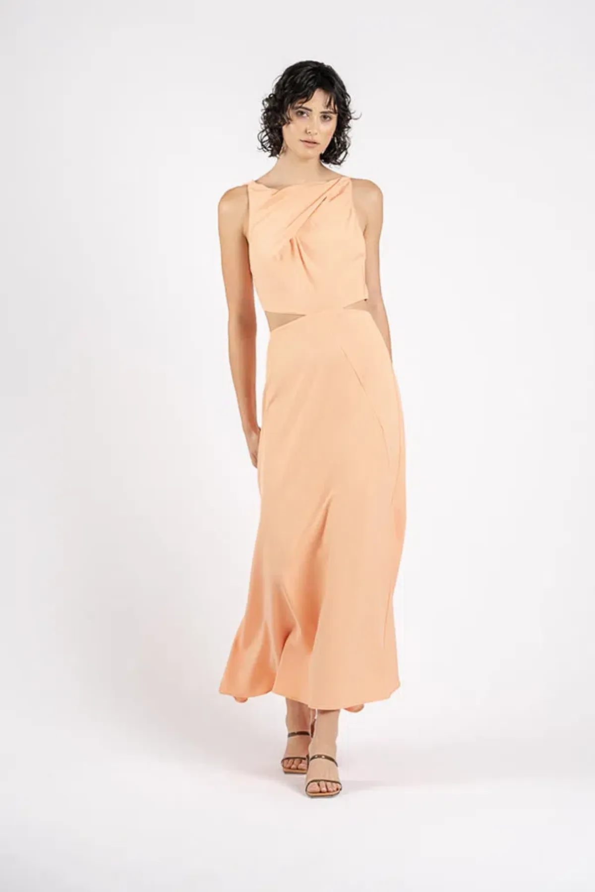 One Fell Swoop Bijoux Maxi Dress Orange Size 8 - Image 1