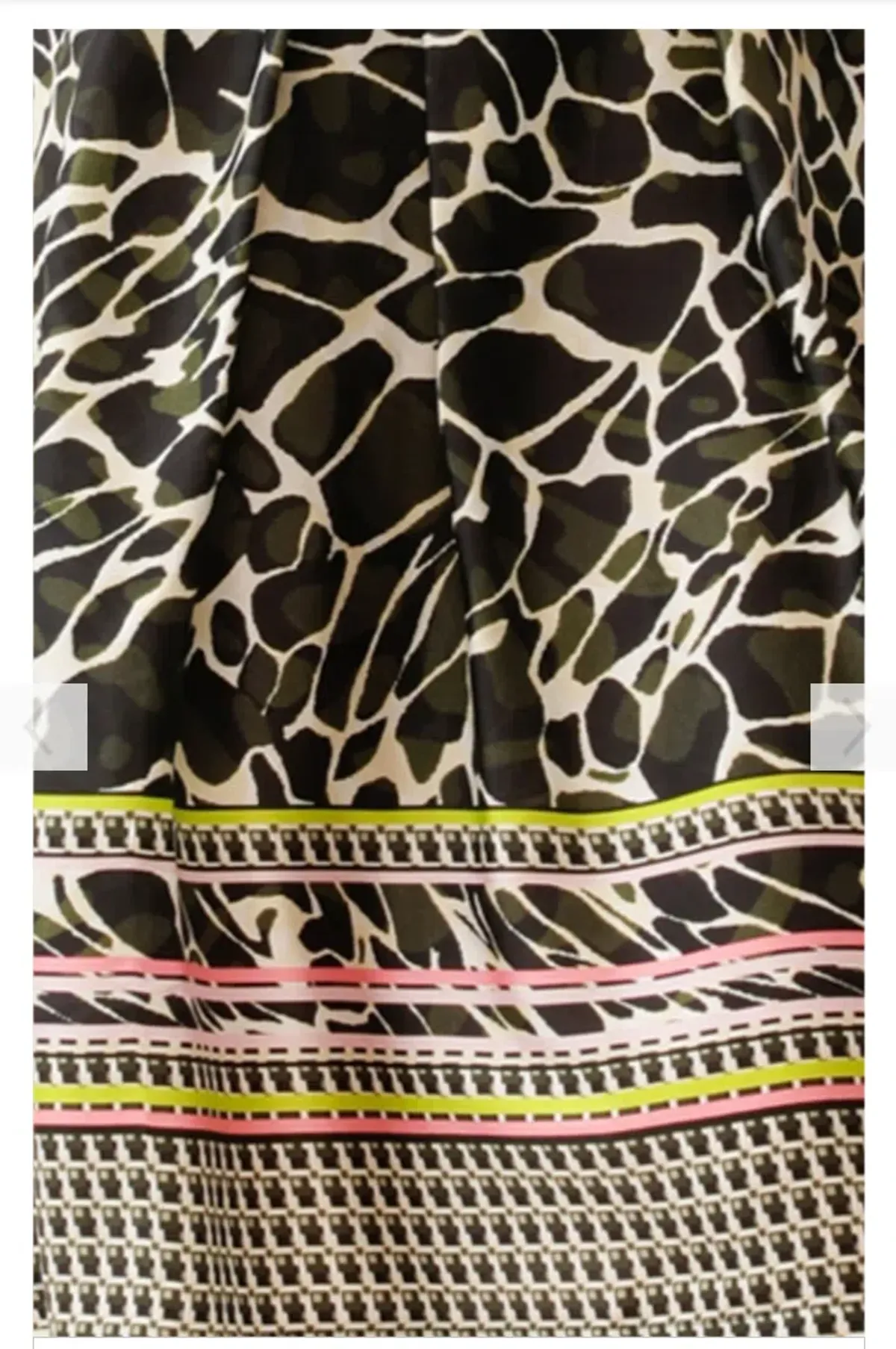 Sacha Drake Mt Cootha Cotton Cap Sleeve V Neck Dress Print Size 16 - Image 4