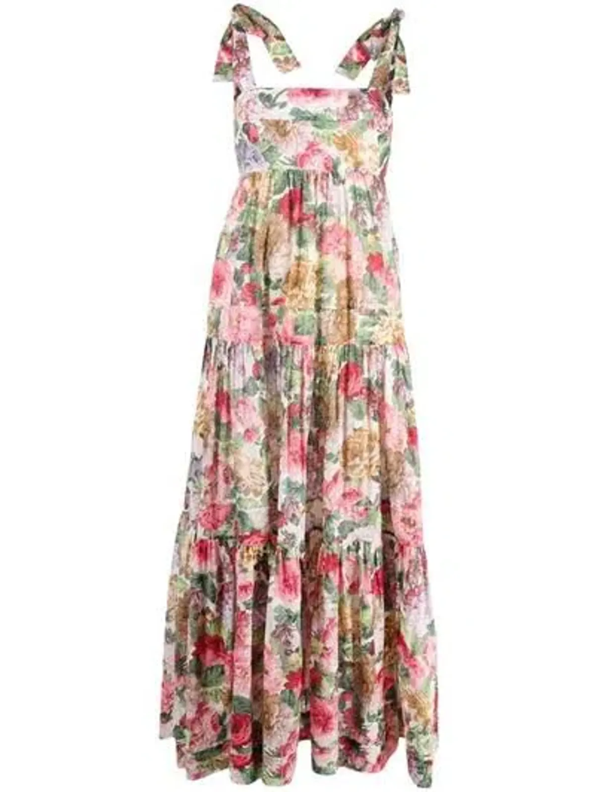 Zimmerman Mae Tie Shoulder Midi Dress Floral Size 1 / Au 10  - Image 3