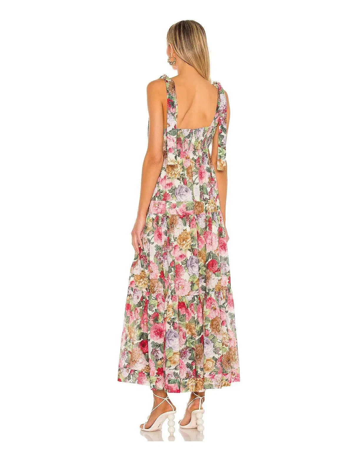 Zimmerman Mae Tie Shoulder Midi Dress Floral Size 1 / Au 10  - Image 2