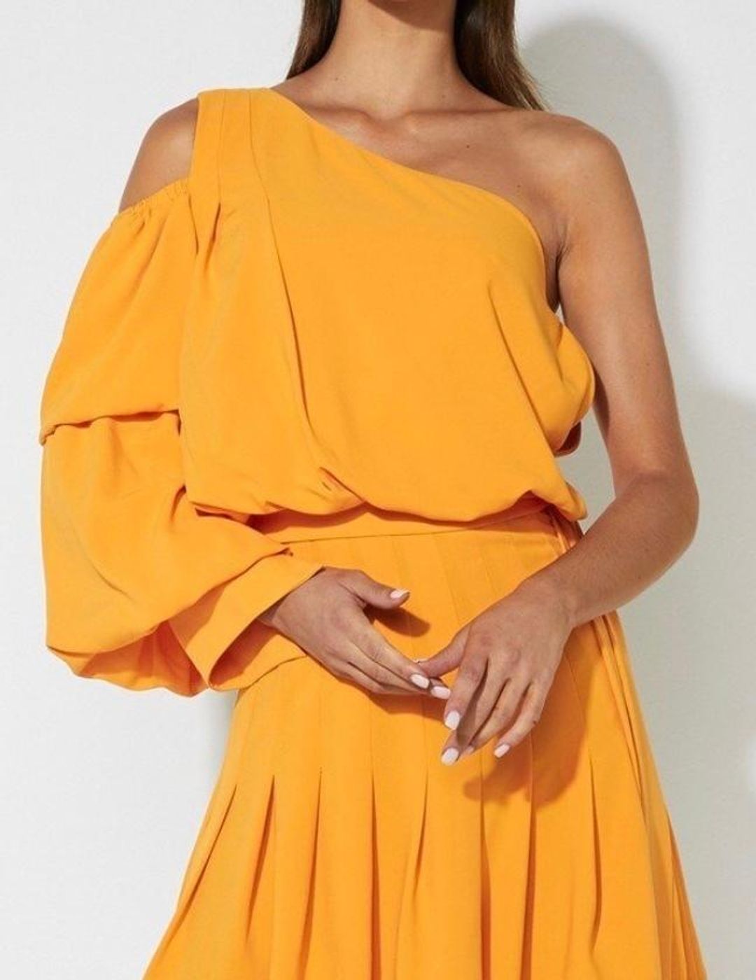 Mossman Self Centered Mini Dress Yellow Size 10 for rent on The Volte - main image