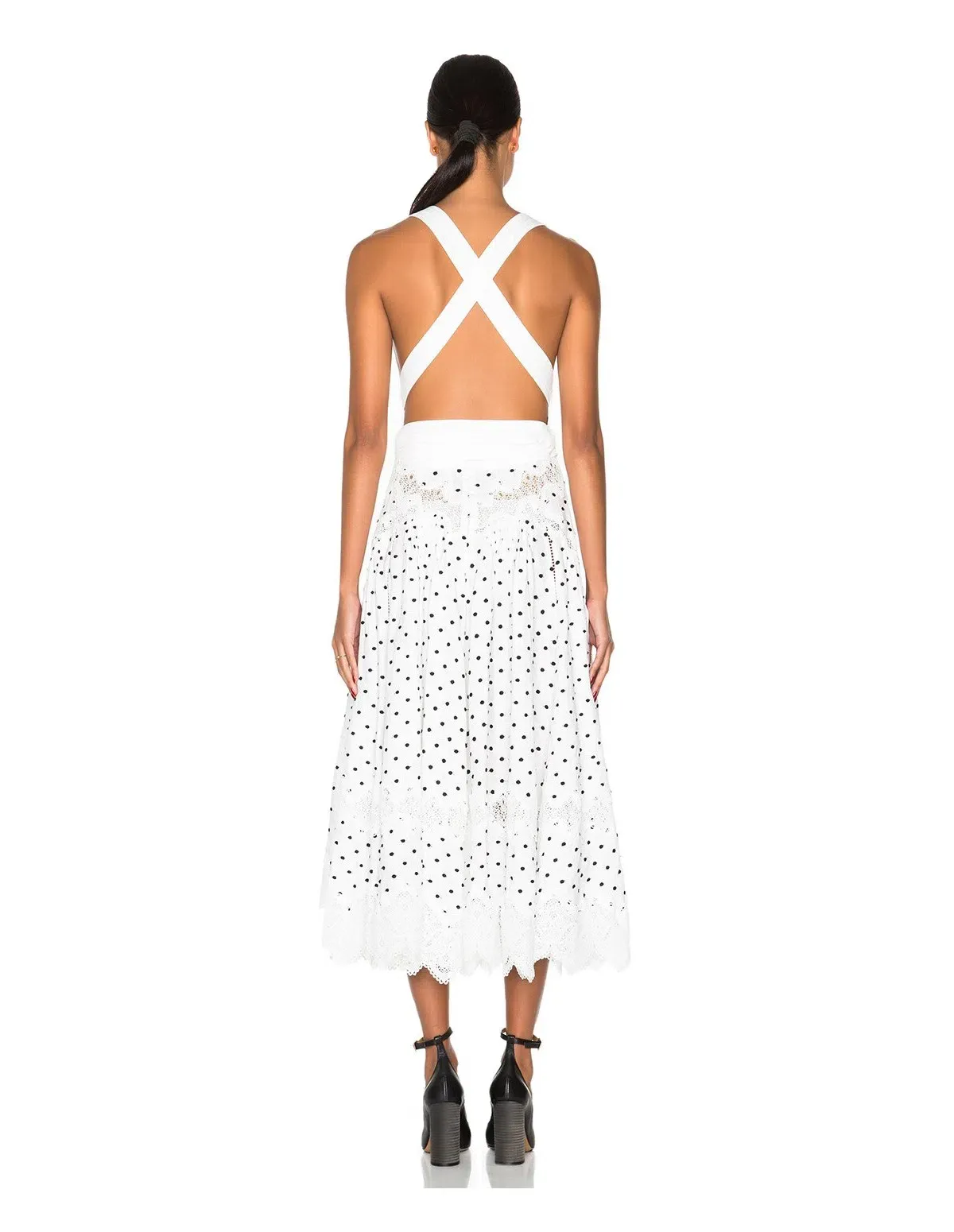 Zimmermann Empire Dot Apron Dress Print Size 2/ Au 12 - Image 2