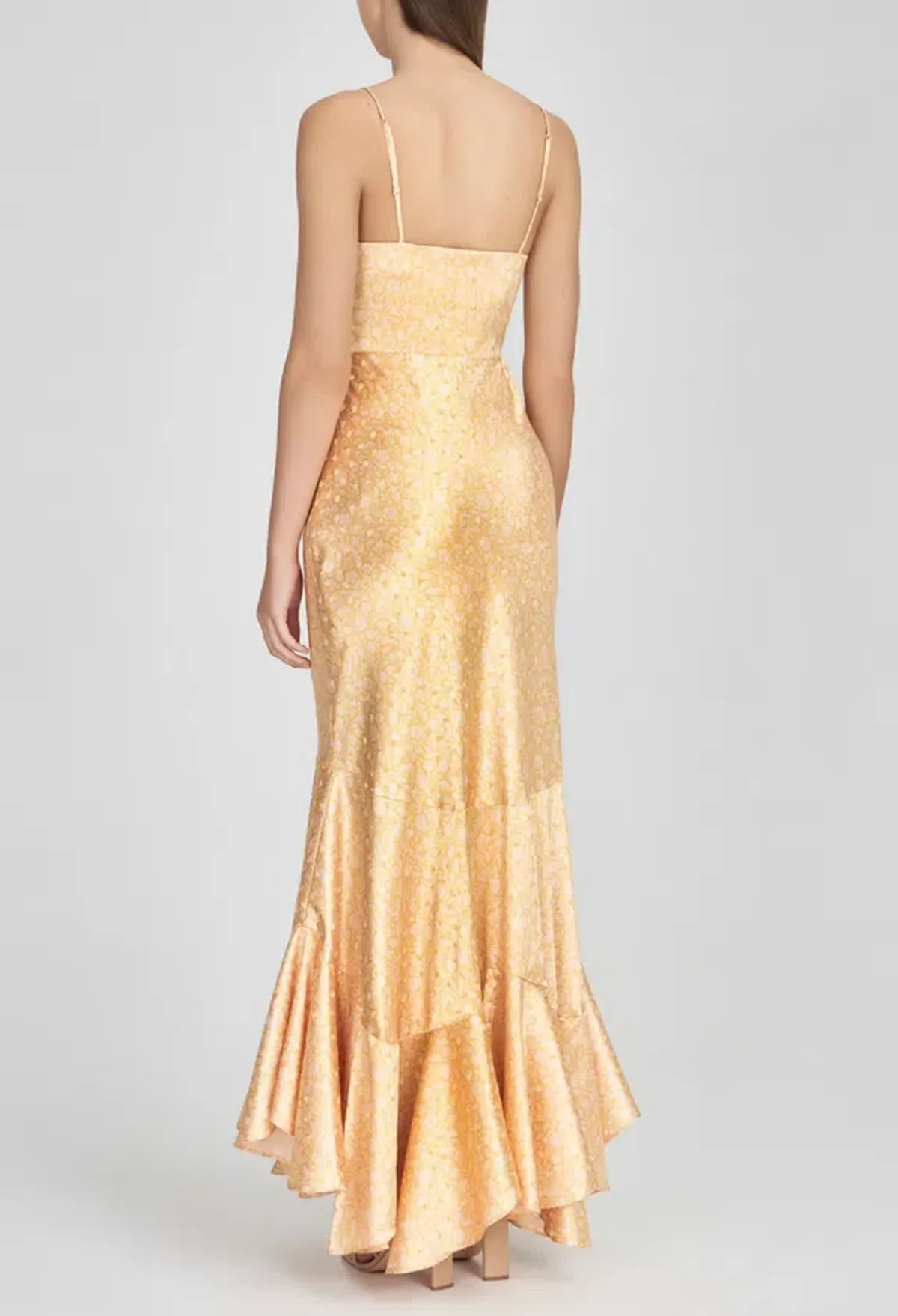 Significant Other Sofia Dress in Champagne Pansy Yellow Size 10 - Image 2