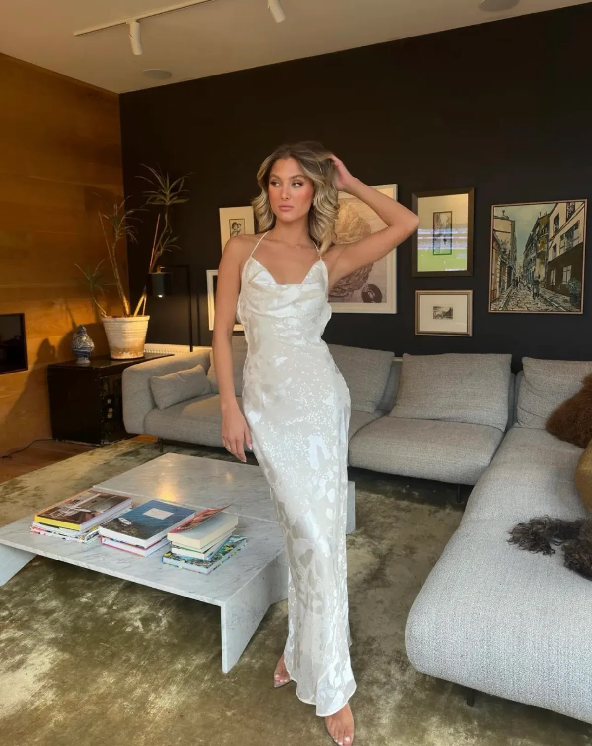 Rat & Boa Primrose Maxi Dress White 6 - Image 3