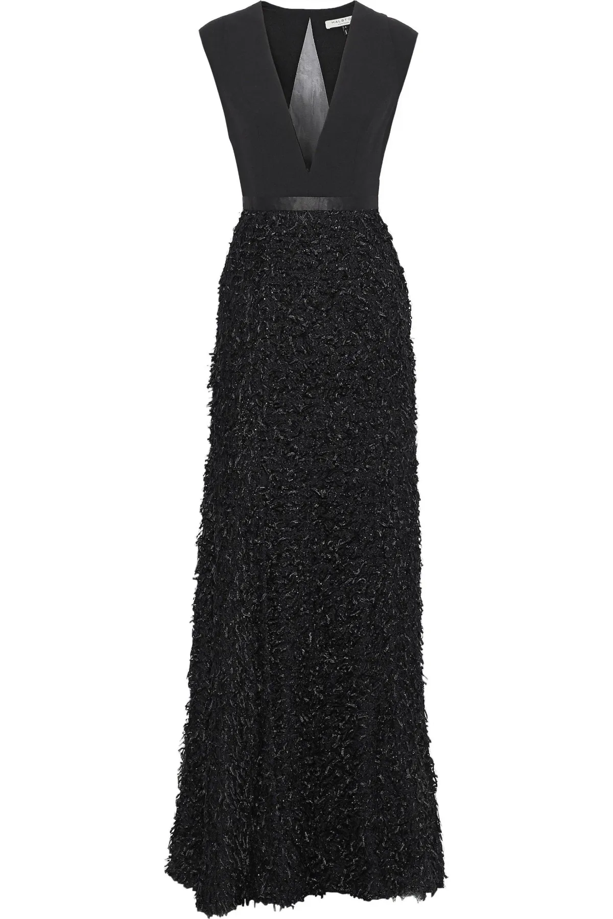 Halston Heritage Black Gown Size 6 - Image 3
