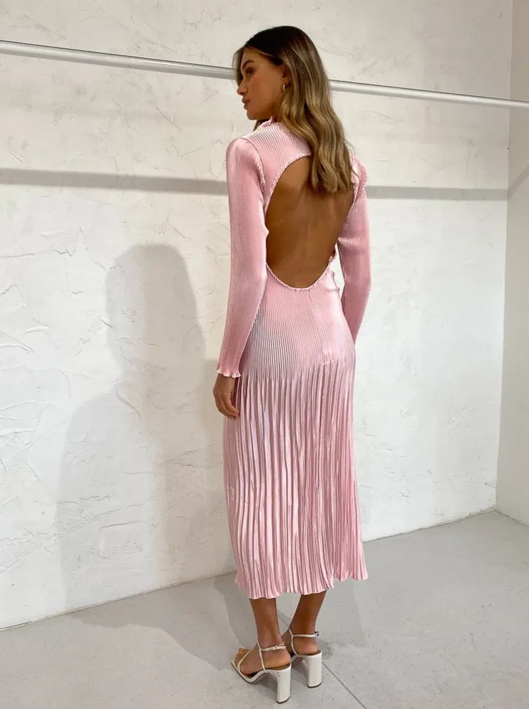 L'idee Soiree Backless Dress Ballet Size 10 for rent on The Volte - main image