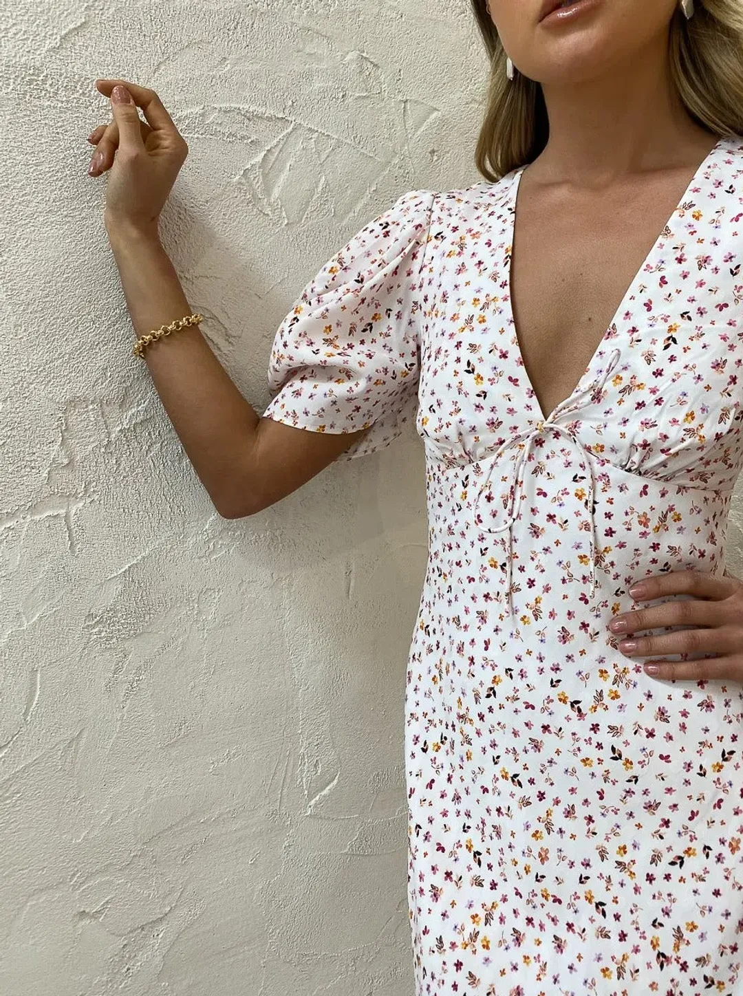 Significant Other Malarie Dress Ditsy Wild Flowers Print Size 8 for rent on The Volte - main image