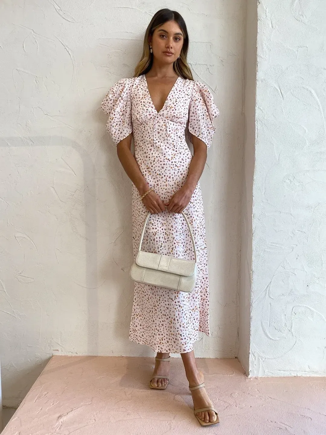 Significant Other Malarie Dress Ditsy Wild Flowers Print Size 8 for rent on The Volte - main image