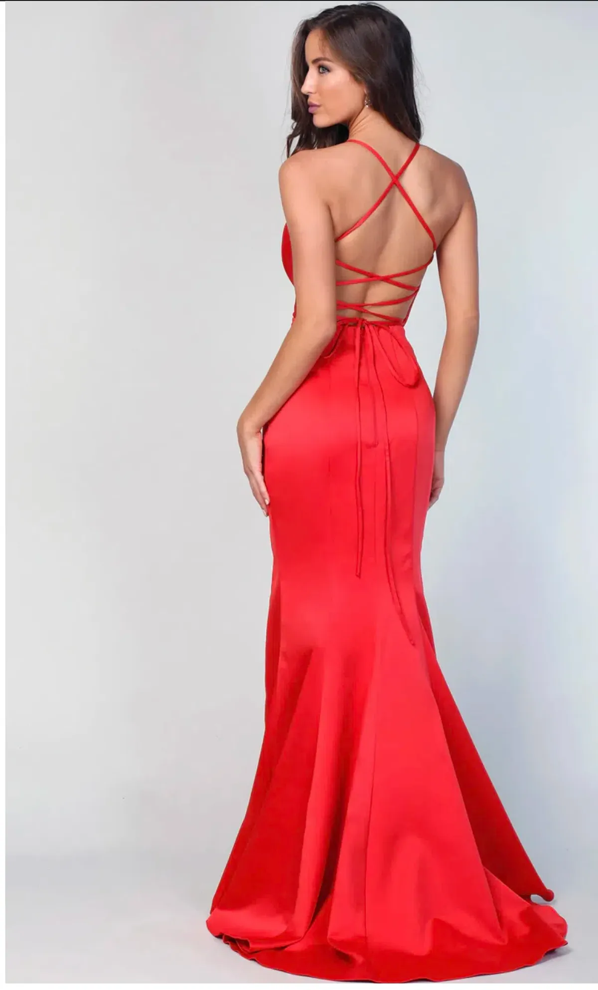 Jadore Dress Georgia Dress Red Size 8 - Image 3