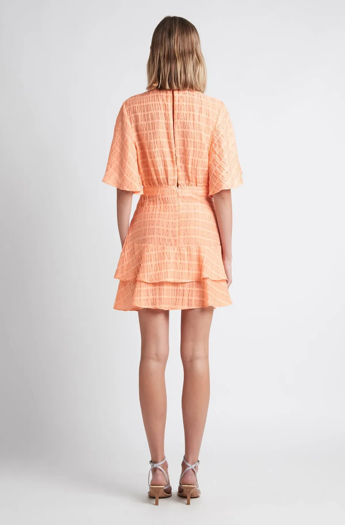 Sheike Tea Party Dress Orange Size 8 - Image 3