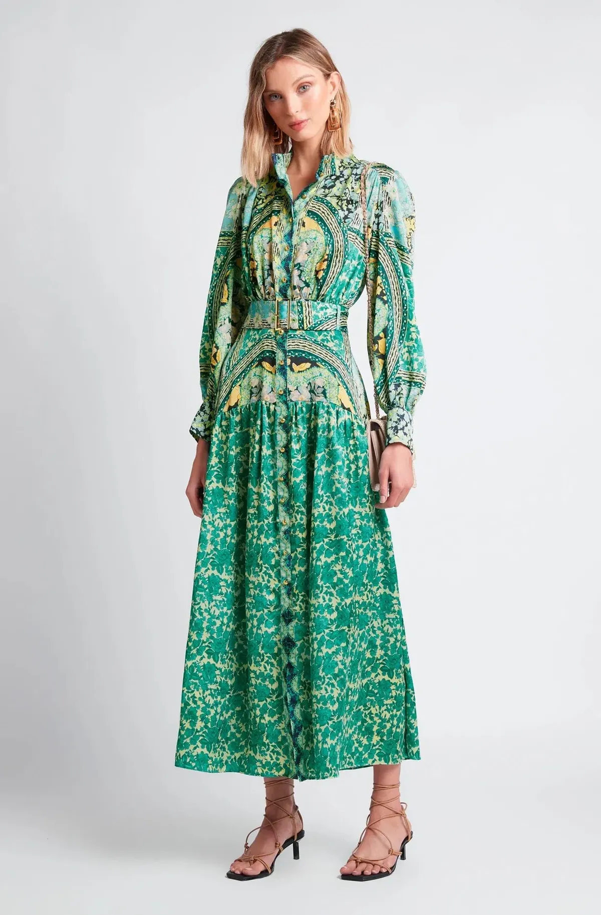 Sheike Georgia Shirt Dress Print Size 12 - Image 1