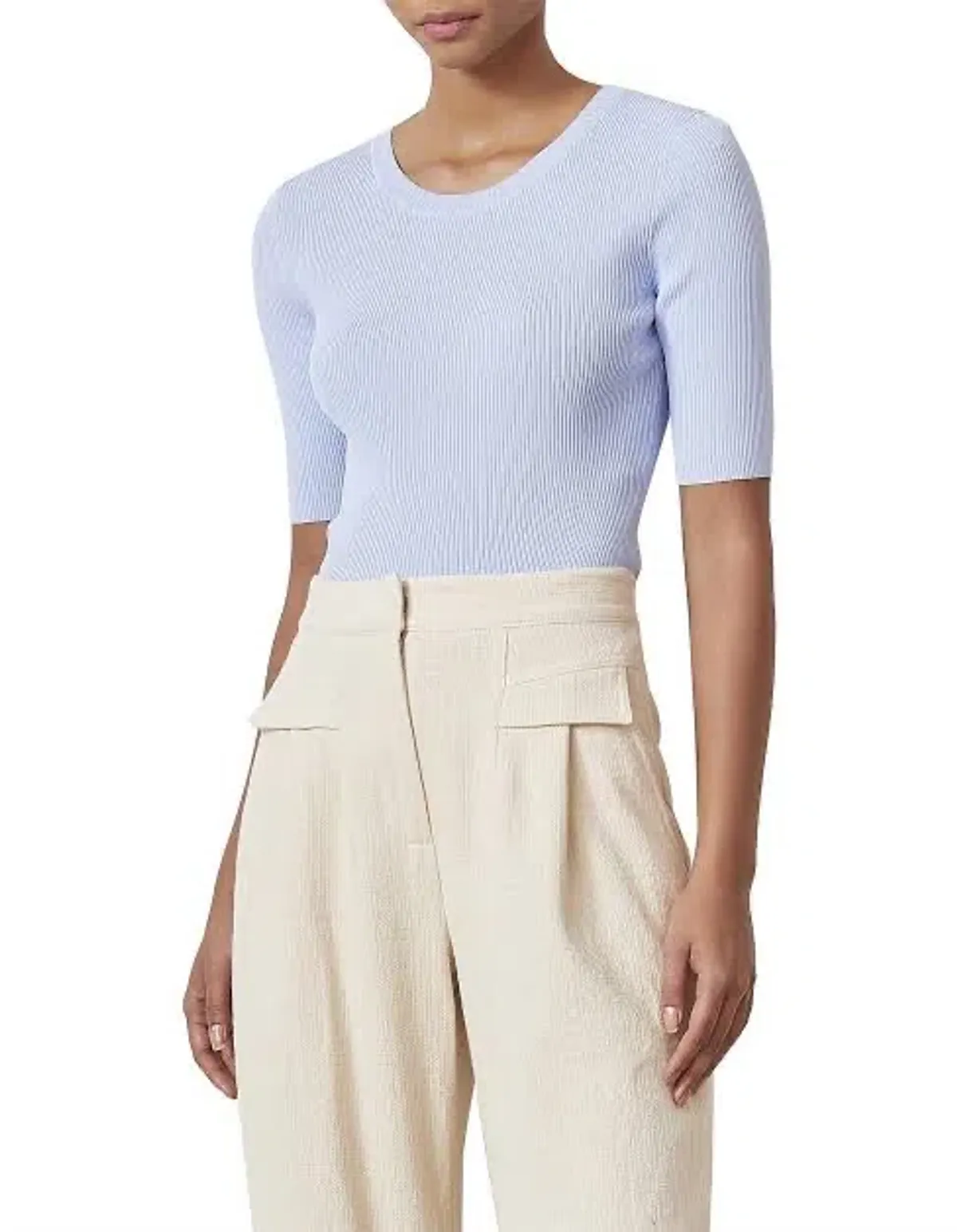 Bec & Bridge Astrid Knit Tee and Anika Pants Set Blue Size 10 - Image 8