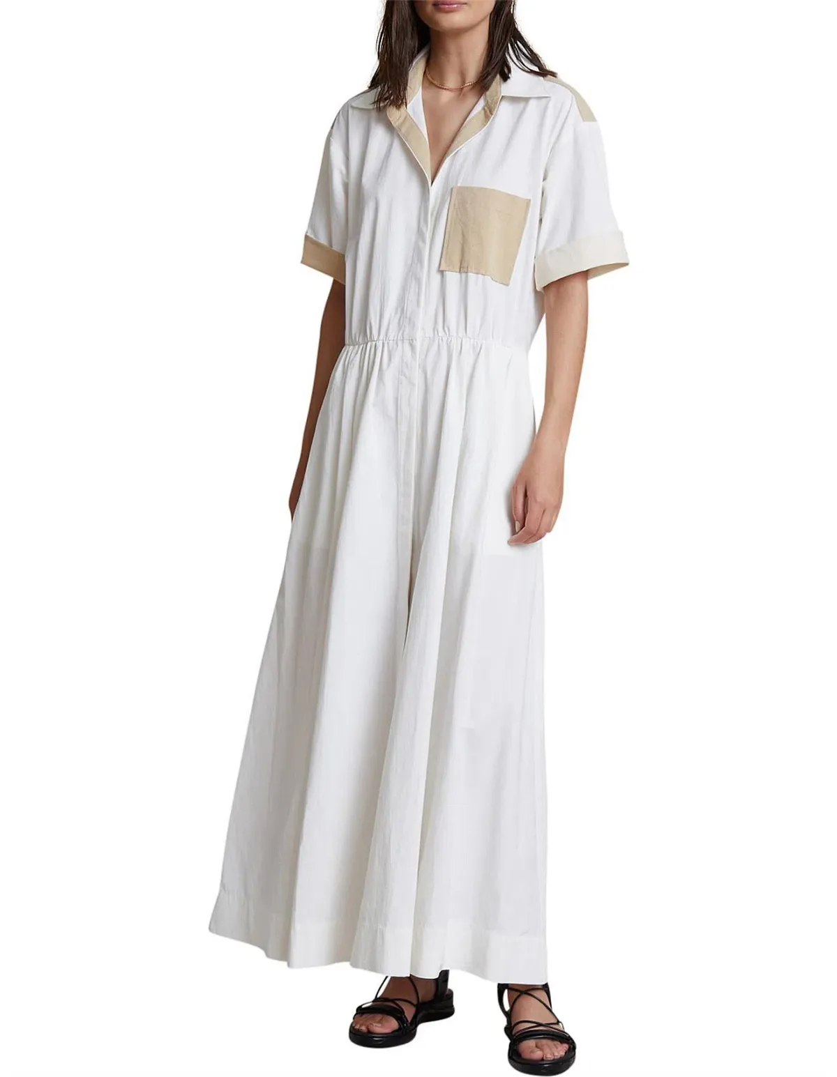 Bec & Bridge Sedona Shirt Dress White Size 10 - Image 1