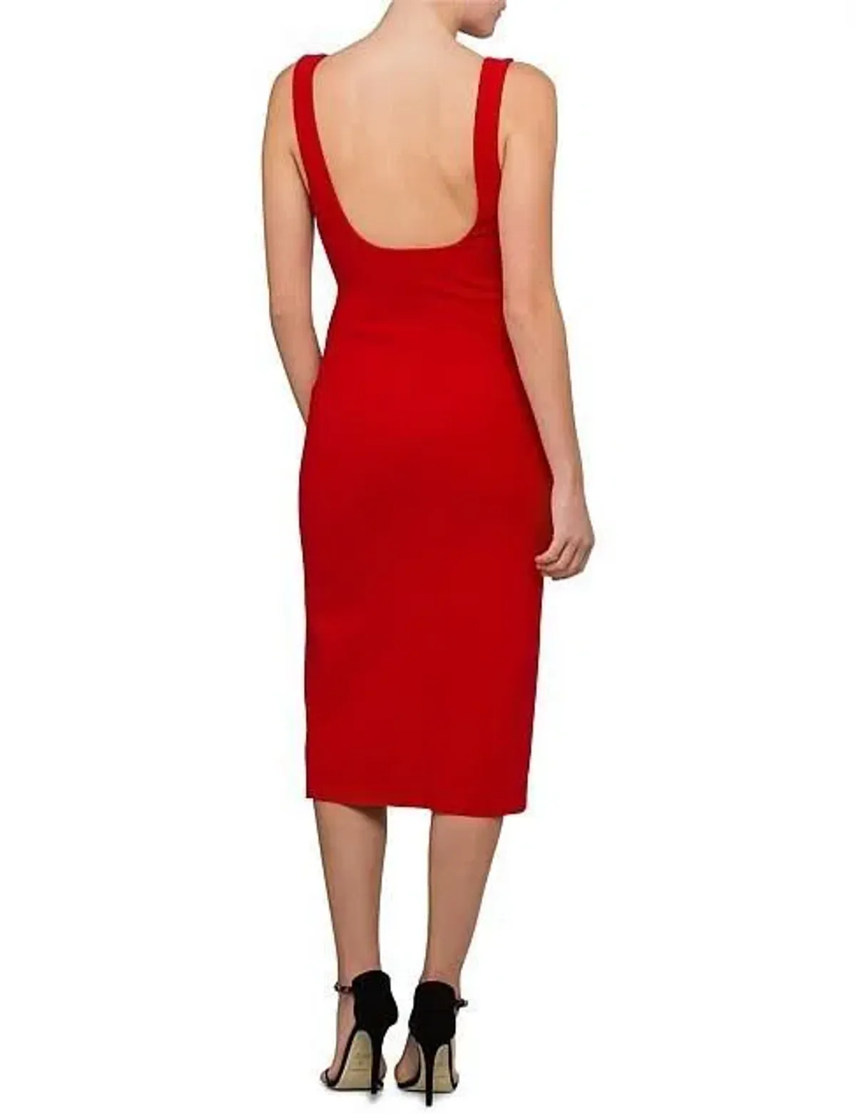Bec & Bridge C'est Cool Midi Dress Red Size 6 - Image 2