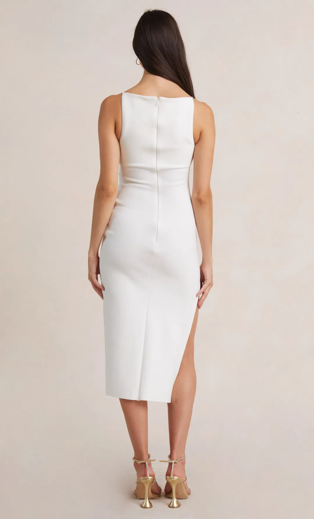 Bec & Bridge Be Mine Tuck Dress White Size 6 for rent on The Volte - main image