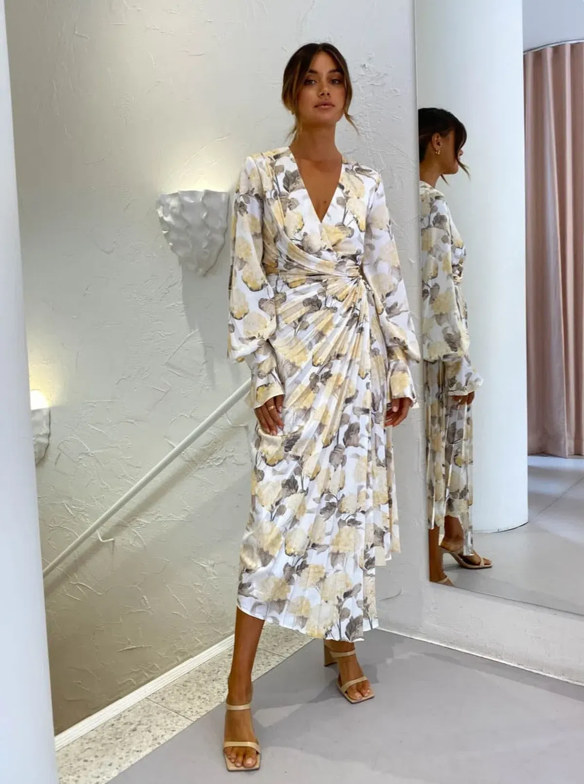 Acler Cresta Dress Print Size Print Size 10 - Image 1