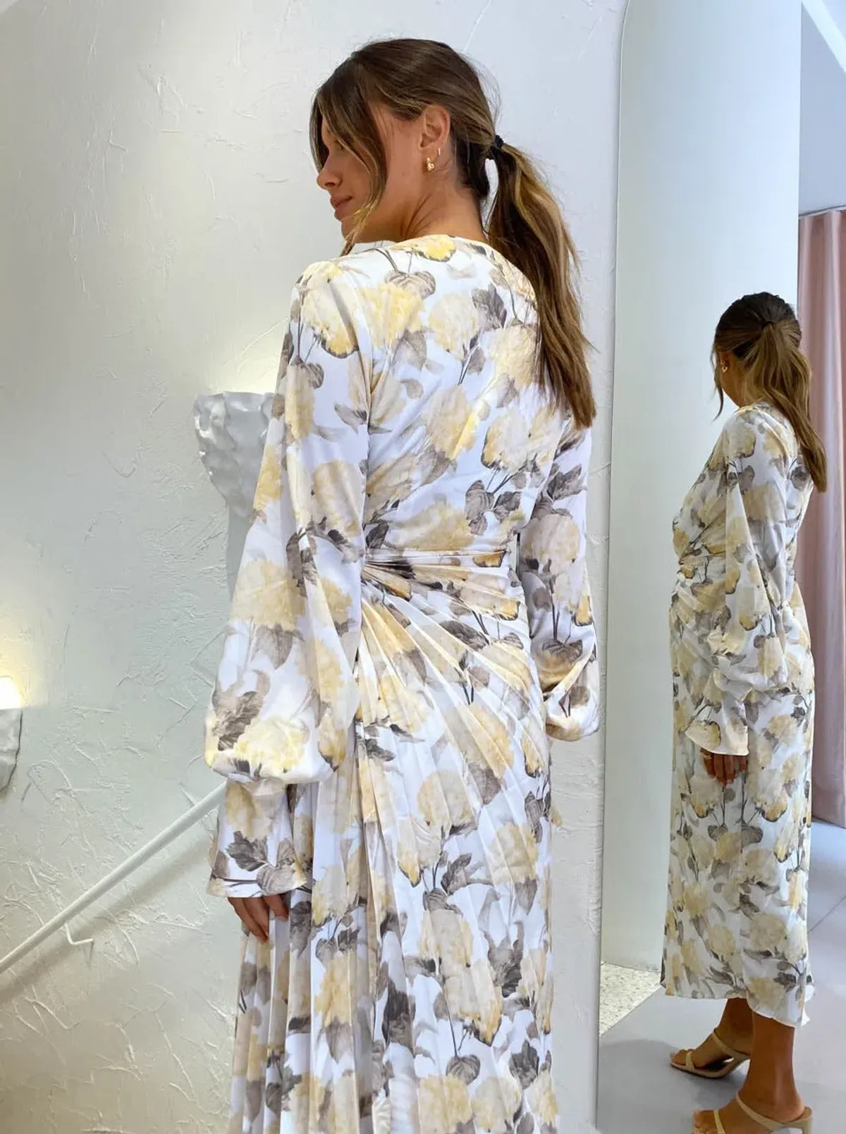 Acler Cresta Dress Print Size Print Size 10 - Image 7