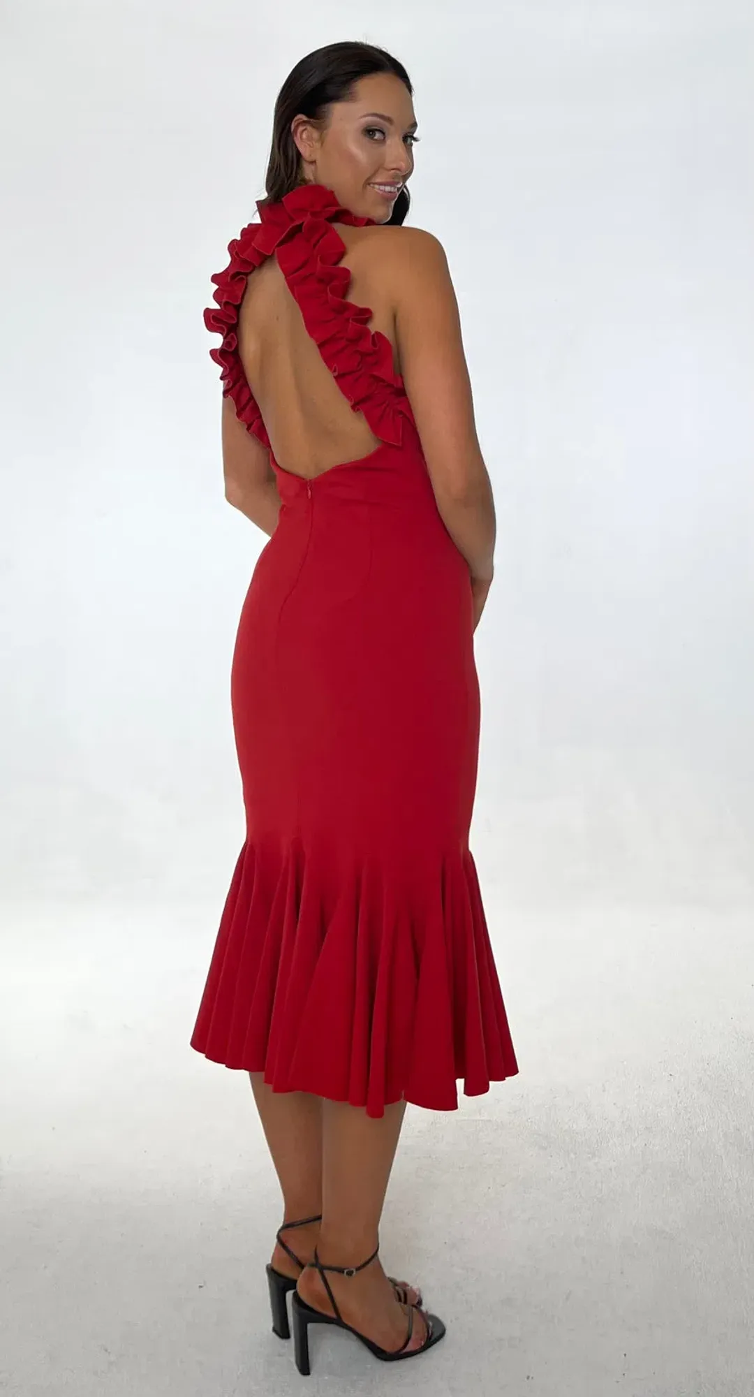 Elliatt Composure Dress Red Size 8 for rent on The Volte - main image
