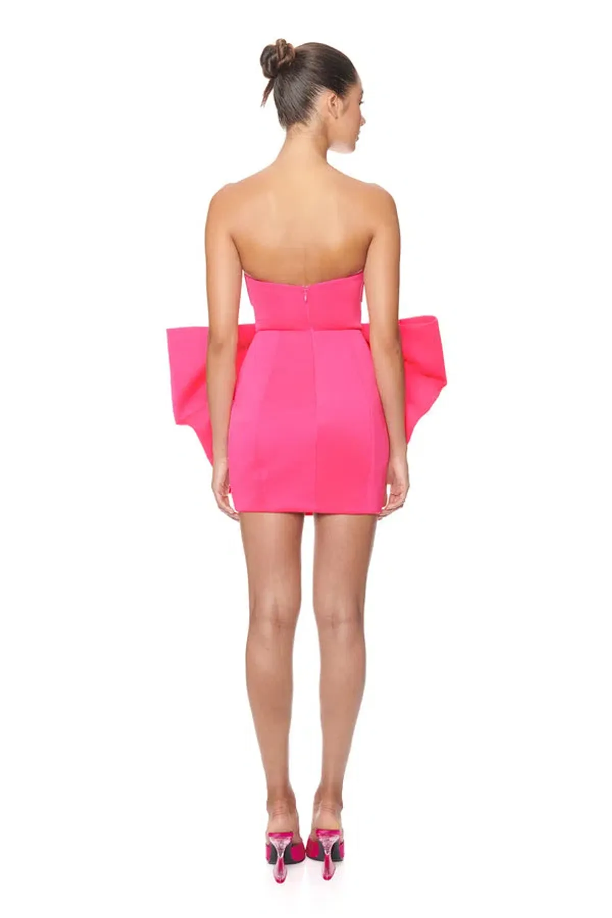Eliya The Label Paris Mini Dress Pink Size 14 - Image 2