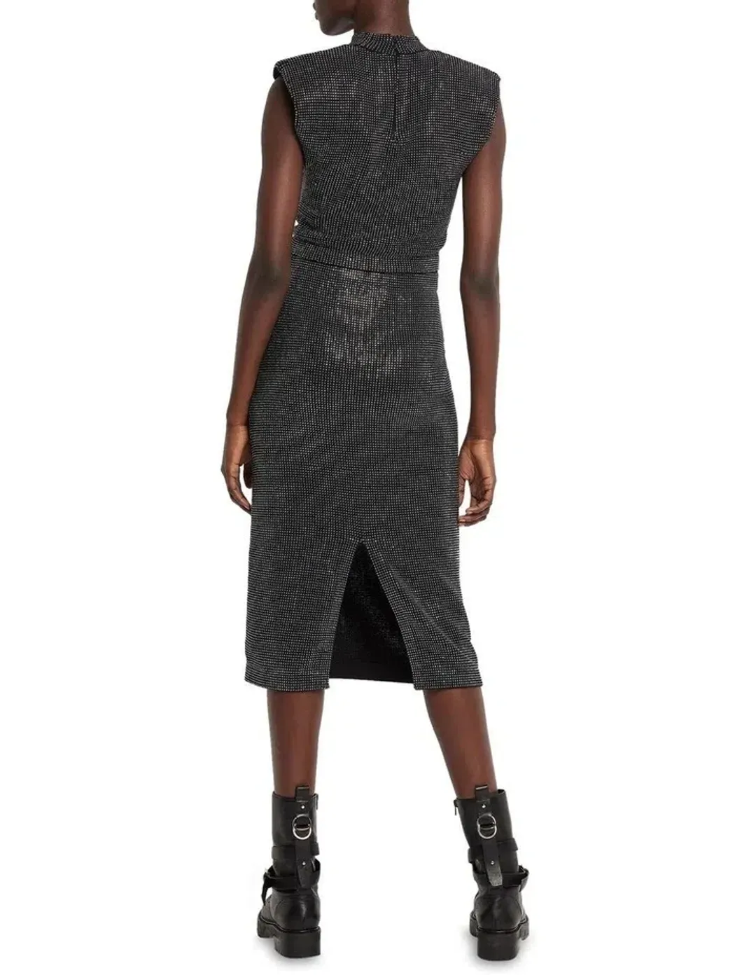 Sass & Bide 7 Years Of Luck Top and Skirt Set Black Size 8 for rent on The Volte - main image