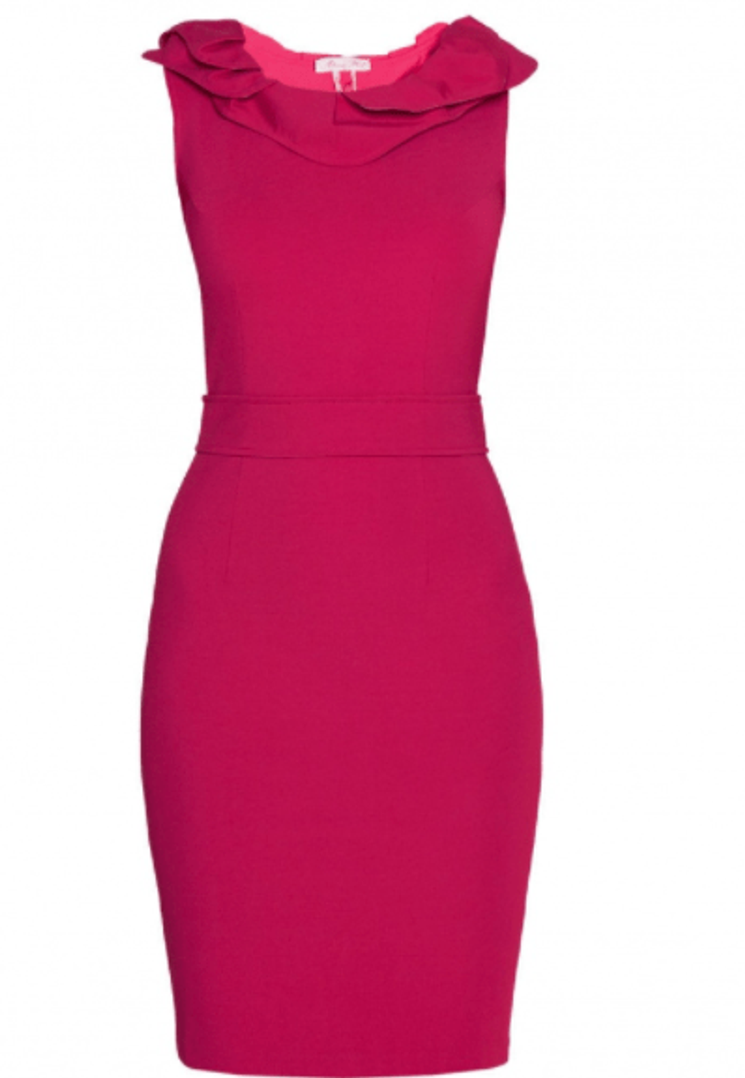 Alannah Hill Red Midi with Frill Neckline size 8 for rent on The Volte - main image
