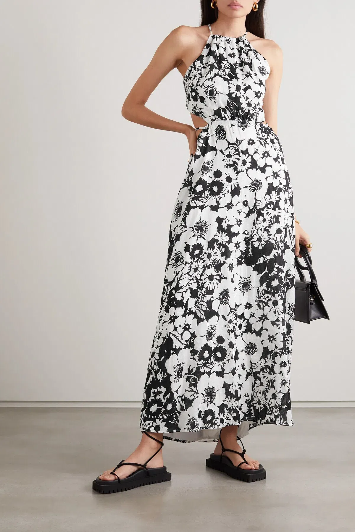 Faithful the Brand La Piedra Maxi Dress Print Size 8 - Image 1