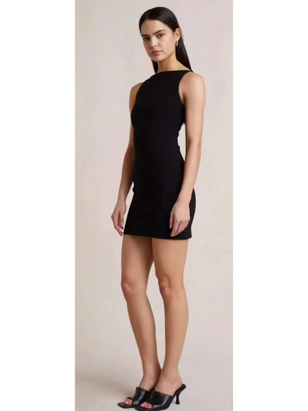 Bec and Bridge Clover Mini Dress Black Size AU 6  for rent on The Volte - main image