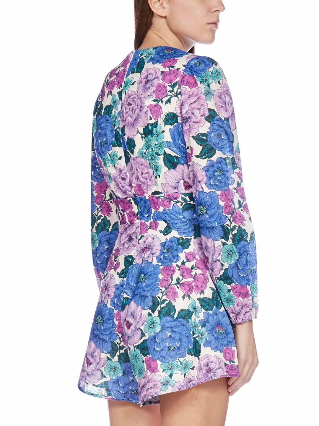 Zimmermann Poppy Floral Plunge Playsuit Print Size 1 for rent on The Volte - main image