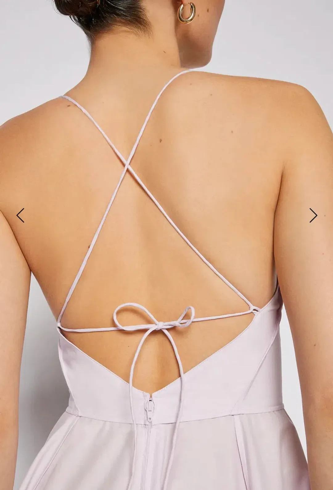 Scanlan Theodore Parachute Cotton Strappy Dress in Lilac Purple Size 6 for rent on The Volte - main image