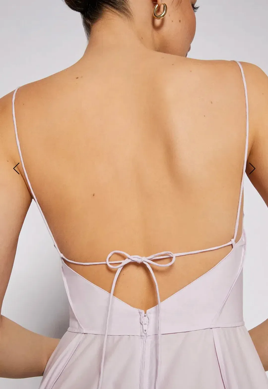 Scanlan Theodore Parachute Cotton Strappy Dress in Lilac Purple Size 6 for rent on The Volte - main image