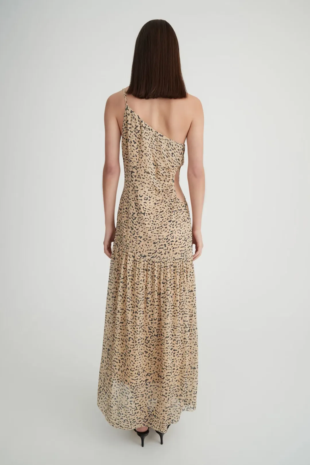 Hansen & Gretel Artillo Dress in Animal Spot Print Size XS for rent on The Volte - main image