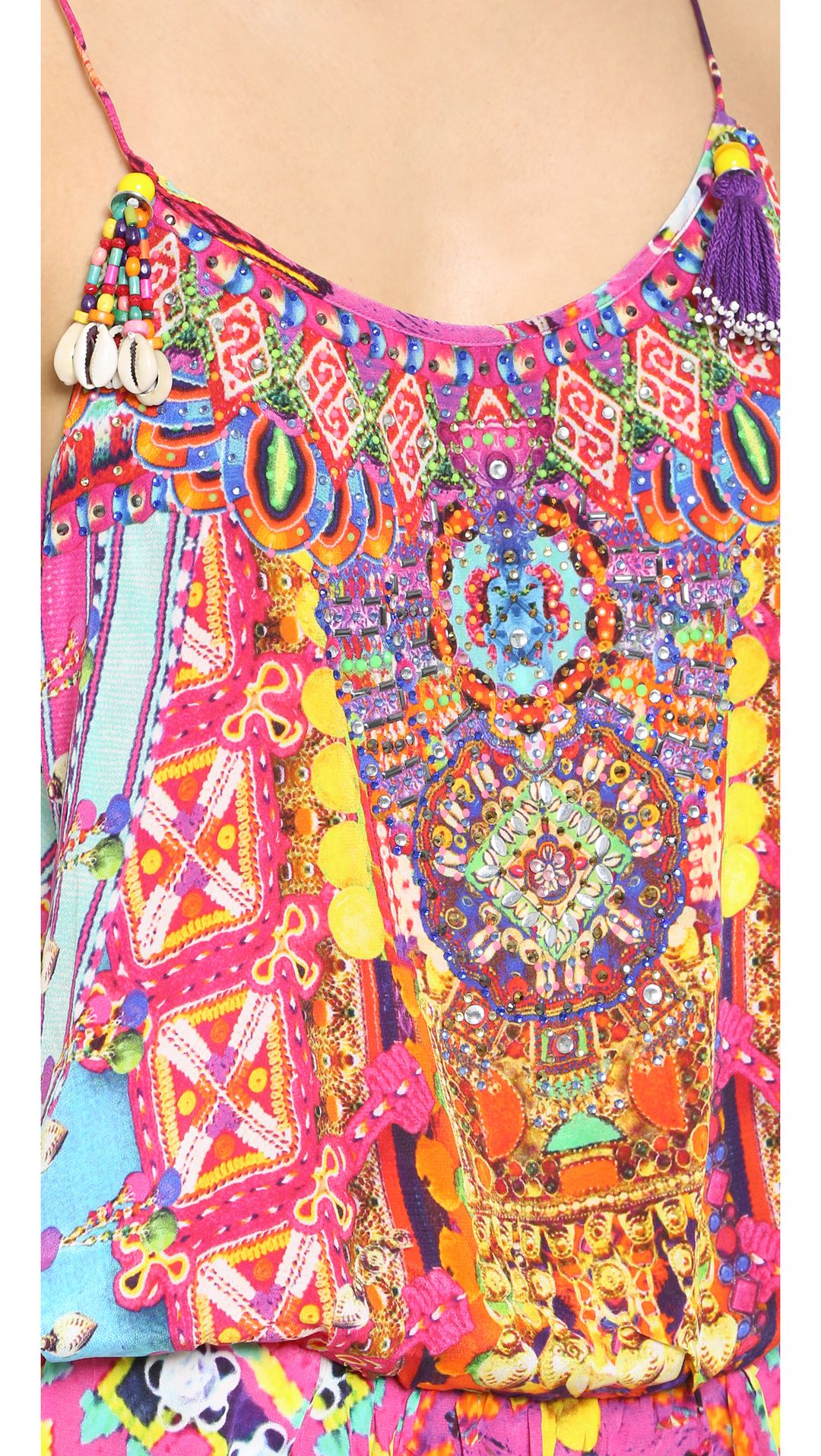 Camilla Childs Play Shoestring Strap Playsuit Print Size 6 for rent on The Volte - main image