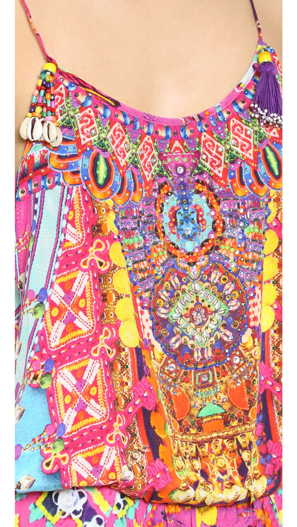 Camilla Childs Play Shoestring Strap Playsuit Print Size 6 - Image 5