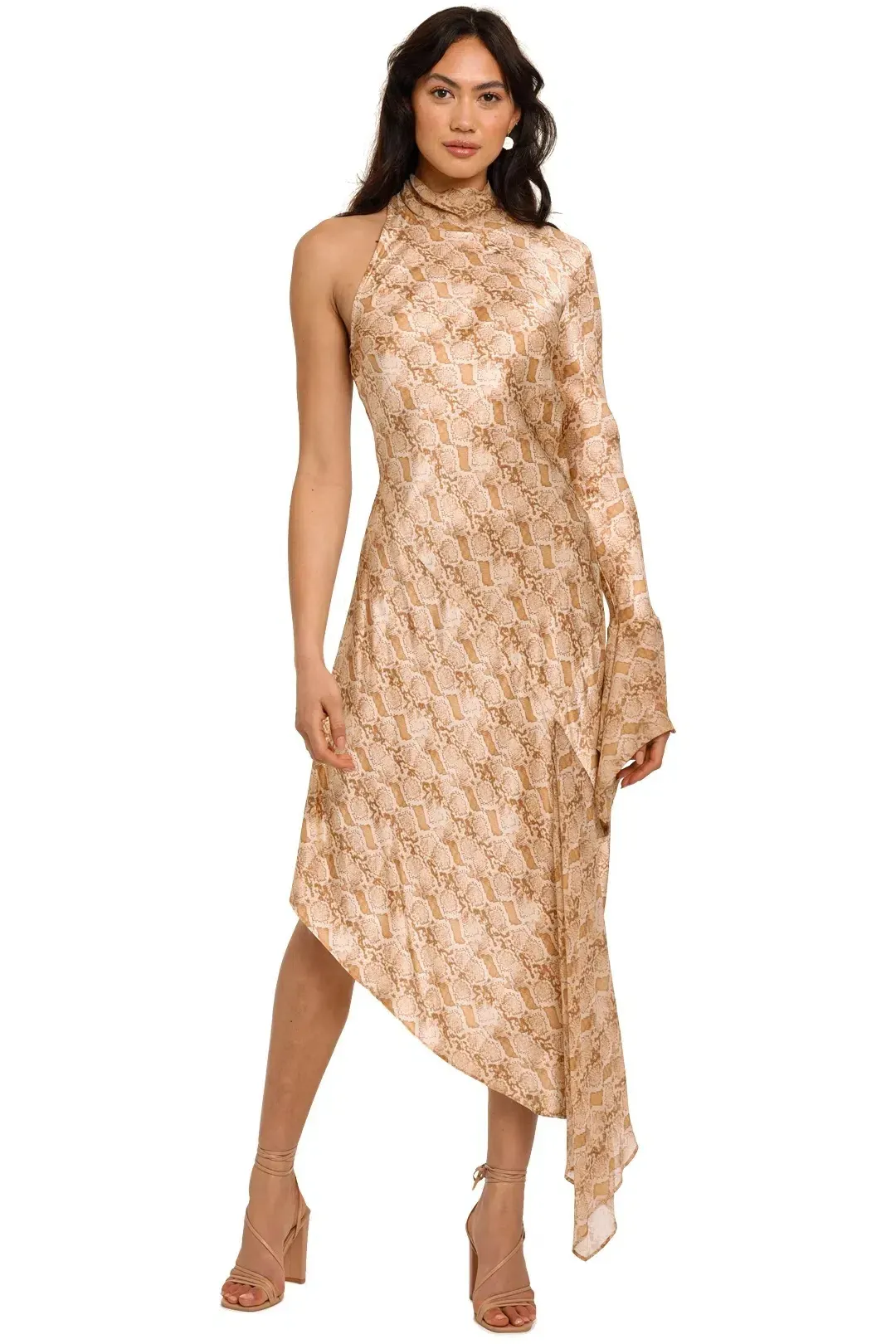 Bec and Bridge Anaconda Midi Dress Print Size 8 for rent on The Volte - main image