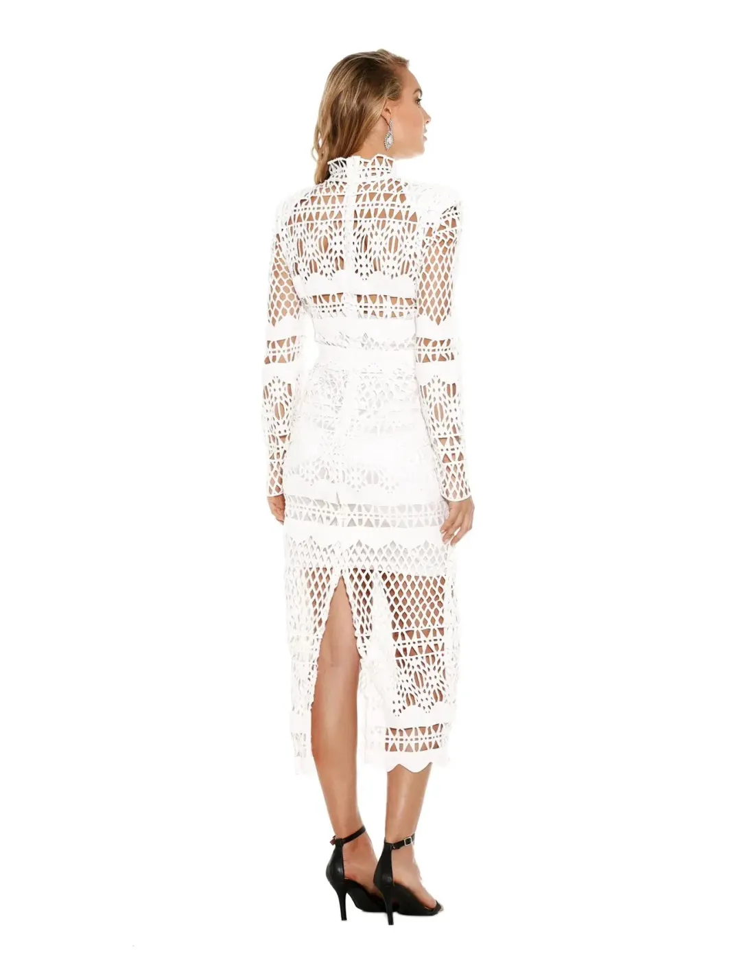 Asilio A Love Like That Cutout Midi Dress White Size 6 for rent on The Volte - main image