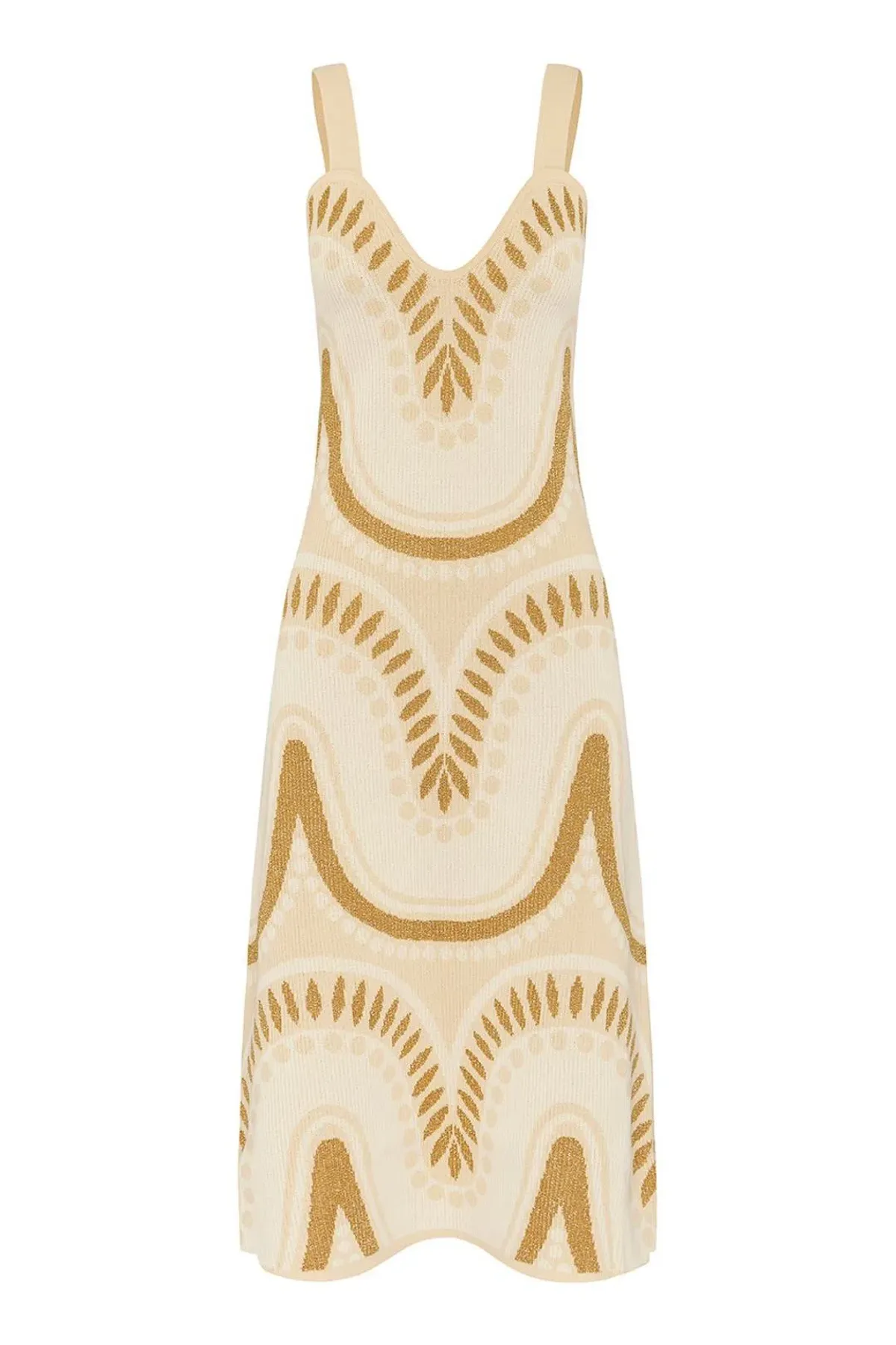 Alice McCall Windswept Midi Dress Yellow Size 6 - Image 3