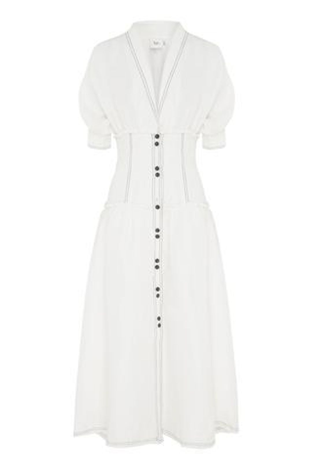 Aje New Season Isotoma Dress White Size 12 for rent on The Volte - main image