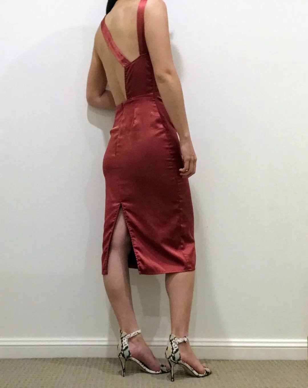 Maurie & Eve Indian Dress Red Size 8  for rent on The Volte - main image