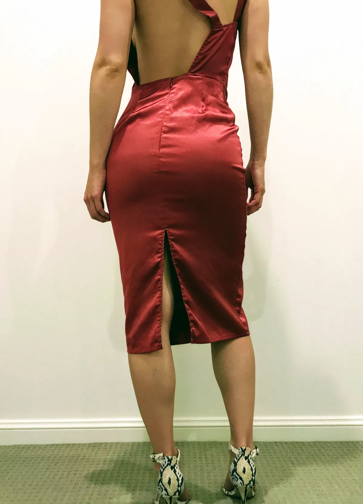 Maurie & Eve Indian Dress Red Size 8  - Image 4