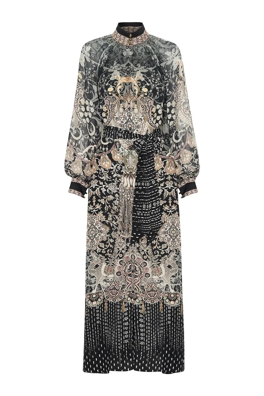 Camilla Raglan Sleeve Midi Shirt Dress Dust Her Off Size 14 for rent on The Volte - main image