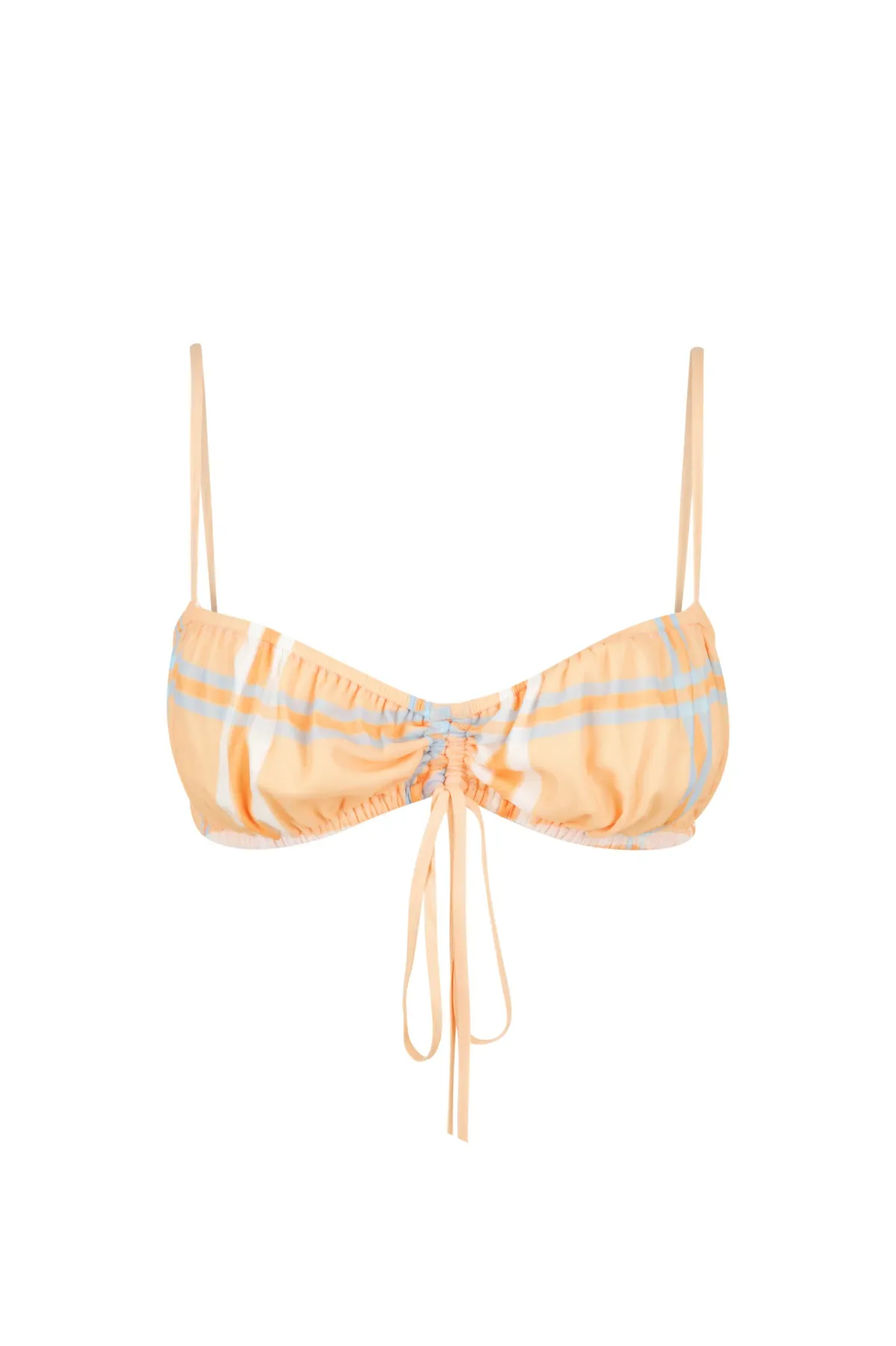 Hansen & Gretel Dalai Top and Saskia Skirt Tangelo Check Orange Size 8 - Image 5