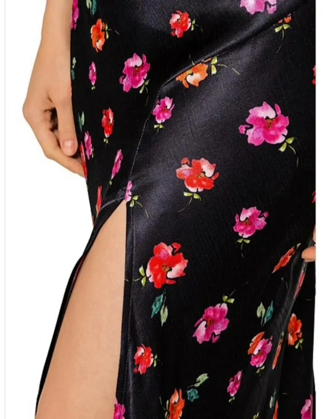 Bec & Bridge Floral Slip Dress Black Size AU 8 for rent on The Volte - main image