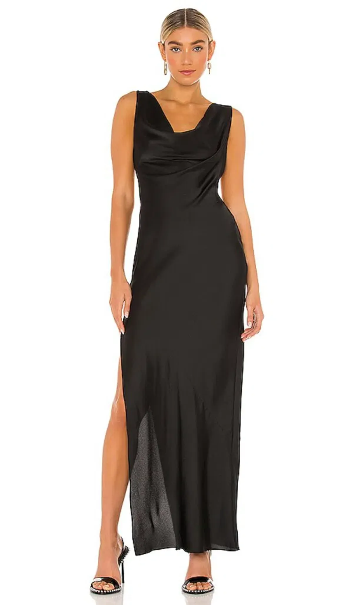 Michael Costello x Revolve Dani Gown in Black Size 8 - Image 1
